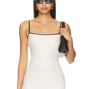 LOVER AND FRIENDS x Maggie MacDonald Miles Top in Natural